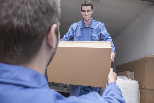 Removal team helping with a house move in Erith