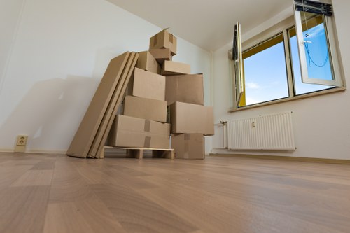 Local removals vehicle ready for a move in Erith