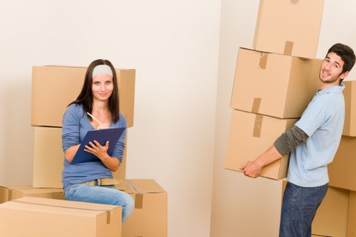 Careful packing and handling of fragile belongings for a move